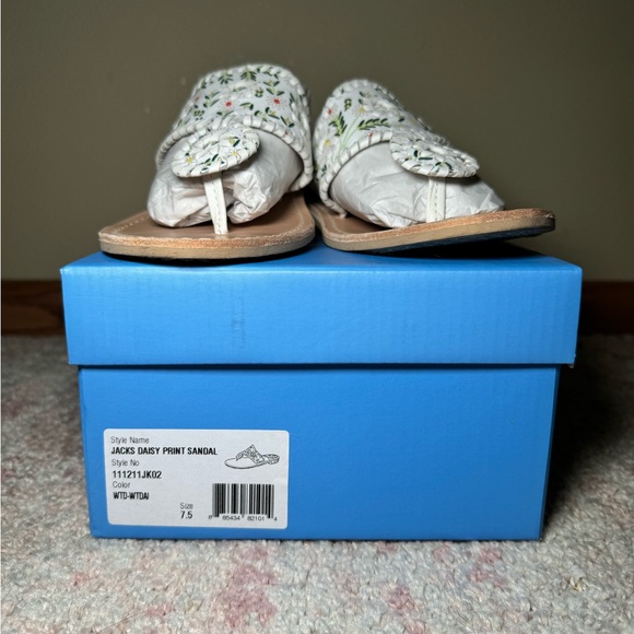 Jack Rodger Floral sandals size 7 - Picture 5 of 5